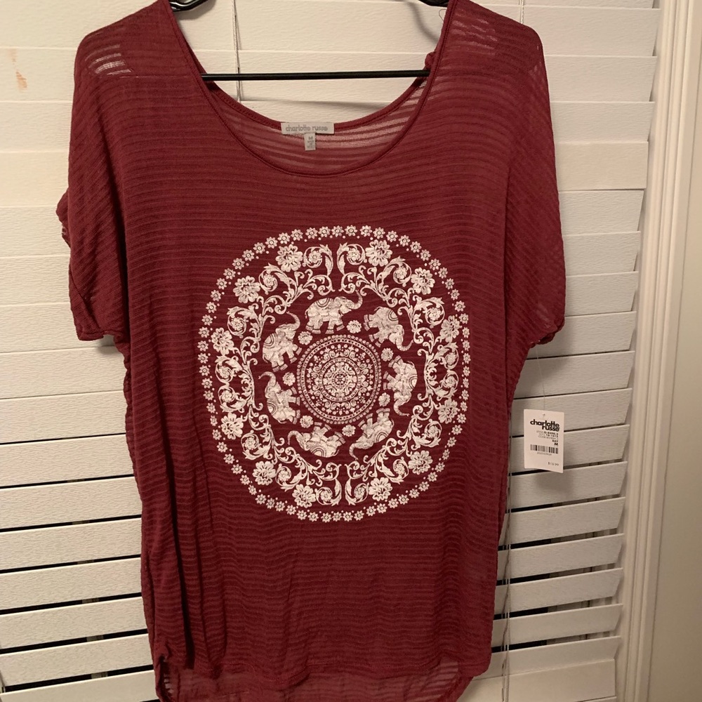Charlotte Russe elephant top.